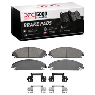 DFC Semi-Metallic Brake Pads & Hardware Kit (FRONT): Chrysler 300 3.6L / 5.7L (05-23)