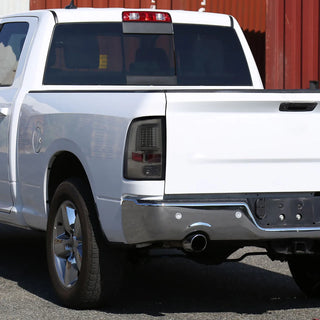 Spec D LED Tail Lights (Smoke w/ White LED Bar): Dodge Ram 2009 - 2018 (LT-RAM09GLED-G2-TM)