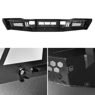 Spec D Heavy-Duty Steel Front Bumper w/ LED's: Dodge Ram 2500 / 3500 2010 - 2018