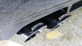 Corsa Performance 2.5in Sport Cat-Back Dual Rear Exit Exhaust w/ Black Tips: Dodge Charger 2011-2014