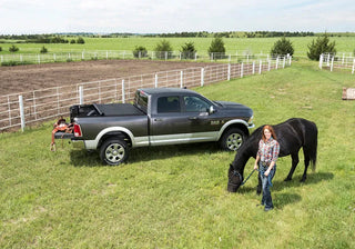 Truxedo TruXport Soft Roll-Up Bed Cover 8ft: Fits Most Dodge Ram Models (1994-2010) - Black
