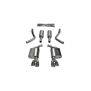 CORSA Sport Cat-Back Twin Polished Tips (REAR): Challenger R/T 2015-2016 5.7L VVT HEMI