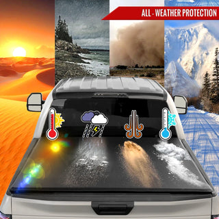 Spec D Soft Quad Fold Tonneau Cover: Dodge Ram (w/ 5.8ft Bed) 2009 - 2018
