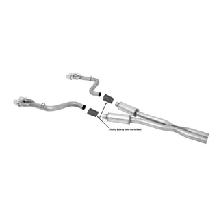 Gibson Dual Cat-Back Perf Exhaust Stainless Tips (REAR): Dodge Challenger 2017-2023 R/T 5.7L / 2015-2023 R/T Scat Pack 6.4L / SRT Hellcat 6.2L Manual