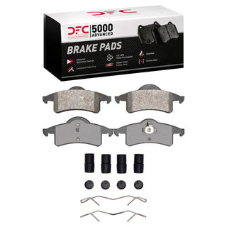 DFC Rear Brake Pads & Hardware Kit (REAR): Jeep Grand Cherokee (99-04)