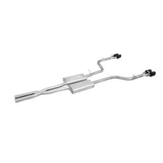 Gibson Dual Cat-Back Perf Exhaust Black Ceramic Tips (REAR): Challenger R/T 09-14 5.7L VVT HEMI