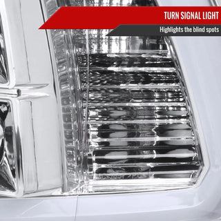 Spec D Projector Headlights w/ Light Bar (Chrome): Dodge Ram 2009 - 2018