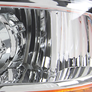 Spec D Projector Halo Headlights (Chrome): Dodge Ram 2009 - 2018