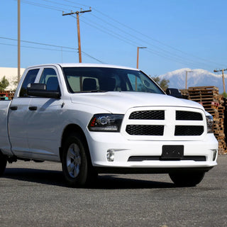 Spec D Projector Halo Headlights (Black w/ Sequential Turn Signal): Dodge Ram 2009 - 2018