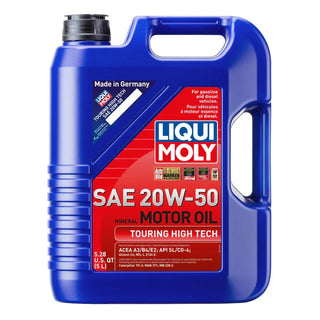 Liqui Moly Touring High Tech Motor Oil: Dodge Sprinter 2500 (03-06) / Sprinter 3500 (03-06) / Jeep Wrangler (87-93)