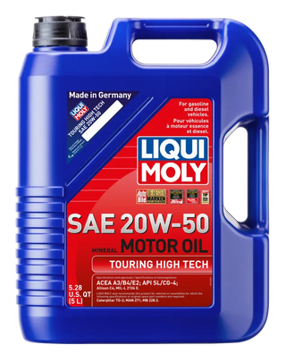 Liqui Moly Touring High Tech Motor Oil: Dodge Sprinter 2500 (03-06) / Sprinter 3500 (03-06) / Jeep Wrangler (87-93)