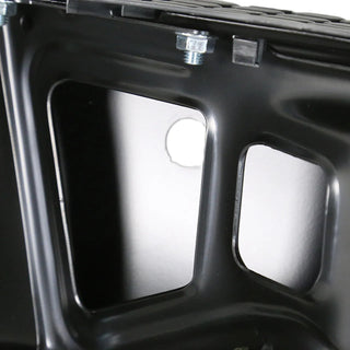 Spec D OEM Style Steel Rear Bumper (Black w/ Parking Sensor Holes): Dodge Ram 2009 - 2018