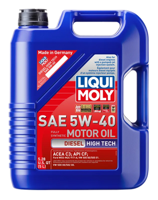 Liqui Moly High Tech Diesel Motor Oil: Fits Most Models