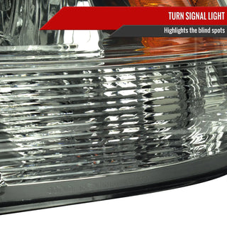 Spec D OEM Style Quad Lamp Headlights (Smoke): Dodge Ram 2009 - 2018