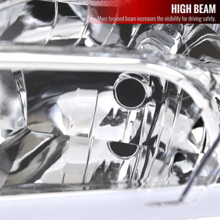 Spec D OEM Style Headlights w/ LED Bar (Chrome): Dodge Ram 2009 - 2018