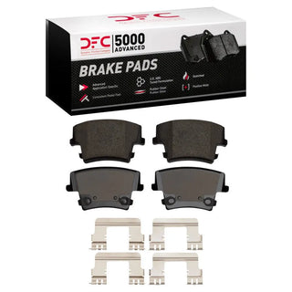DFC 5000 Advanced Ceramic Brake Pads & Hardware Kit (REAR): Chrysler 300 (07-23)