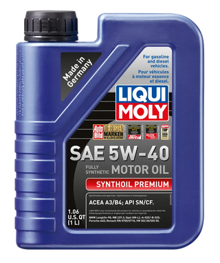 Liqui Moly Synthoil Premium Motor Oil: Chrysler 300 (2010) / Dodge Sprinter 2500 (03-09) / Sprinter 3500 (03-09)