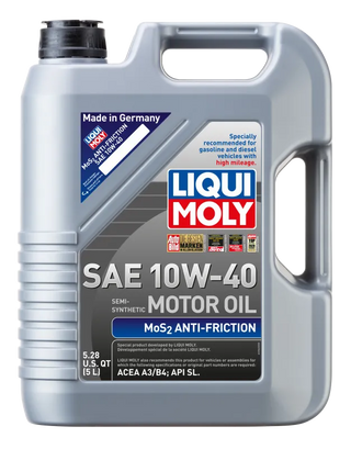 Liqui Moly MoS2 Anti-Friction Motor Oil: Jeep Grand Cherokee (1998) / Wrangler (87-93)