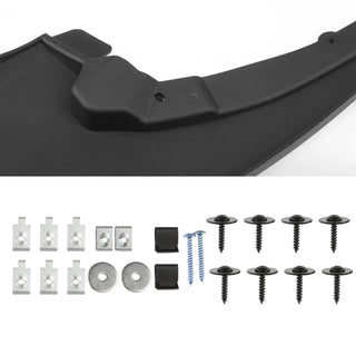 Spec D Mud Flaps (Black, 4pc): Dodge Ram (w/ OUT Factory Flares) 2009 - 2018