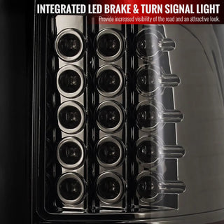 Spec D LED Tail Lights (Smoke): Dodge Ram 2009 - 2018