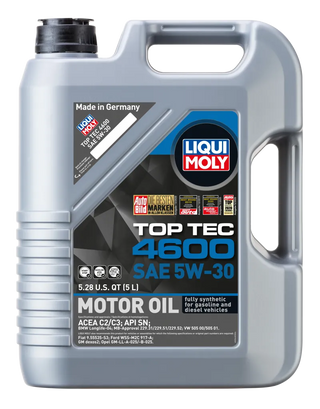 Liqui Moly Top Tec 4600 Motor Oil: Fits Most Dodge / Jeep / Ram Models