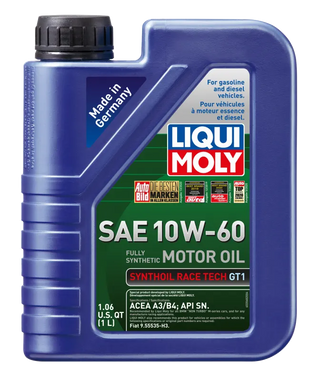 Liqui Moly Synthoil Race Tech GT1 Motor Oil: Fits Most Models