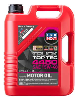 Liqui Moly Top Tec Truck 4450 Motor Oil: Fits Most Dodge / Ram Models