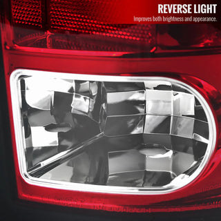 Spec D LED Tail Lights (Red): Dodge Ram 2009 - 2018