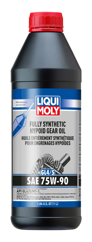 Liqui Moly Fully Synthetic Hypoid Gear Oil: Fits Most Chrysler / Dodge / Jeep / Ram Models