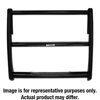 Go Rhino 3000 Series StepGuard Center Grille Guard - Black: Fits Most Dodge Ram Models (1994-2004)