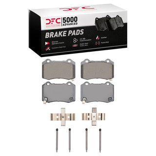DFC 5000 Advanced Ceramic Brake Pads and Hardware Kit (REAR): Chrysler 300 (21-23)
