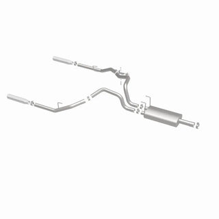 Magnaflow Street Series Stainless Perf Cat-Back Exhaust Dual Split Rear Exit (REAR): Dodge Ram 1500 2009-2013 V6 3.6L