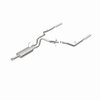 Magnaflow Street Series Stainless Perf Cat-Back Exhaust Dual Split Rear Exit (REAR): Dodge Ram 1500 2009-2013 V6 3.6L