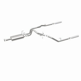Magnaflow Street Series Stainless Perf Cat-Back Exhaust Dual Split Rear Exit (REAR): Dodge Ram 1500 2009-2013 V6 3.6L