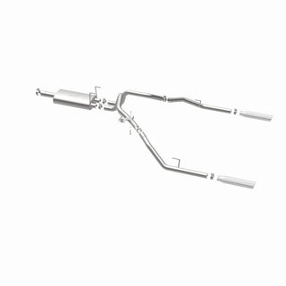 Magnaflow Street Series Stainless Perf Cat-Back Exhaust Dual Split Rear Exit (REAR): Dodge Ram 1500 2009-2013 V6 3.6L