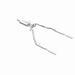 Magnaflow Street Series Stainless Perf Cat-Back Exhaust Dual Split Rear Exit (REAR): Dodge Ram 1500 2009-2013 V6 3.6L