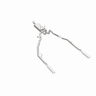 Magnaflow Street Series Stainless Perf Cat-Back Exhaust Dual Split Rear Exit (REAR): Dodge Ram 1500 2009-2013 V6 3.6L