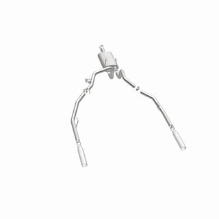Magnaflow Street Series Stainless Perf Cat-Back Exhaust Dual Split Rear Exit (REAR): Dodge Ram 1500 2009-2013 V6 3.6L