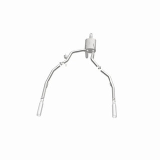 Magnaflow Street Series Stainless Perf Cat-Back Exhaust Dual Split Rear Exit (REAR): Dodge Ram 1500 2009-2013 V6 3.6L