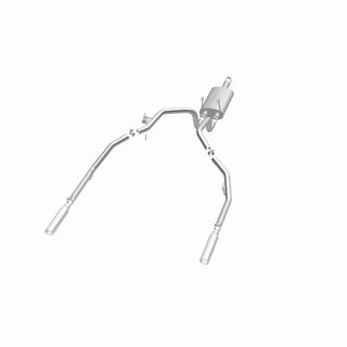 Magnaflow Street Series Stainless Perf Cat-Back Exhaust Dual Split Rear Exit (REAR): Dodge Ram 1500 2009-2013 V6 3.6L