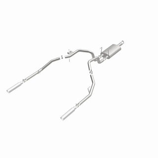 Magnaflow Street Series Stainless Perf Cat-Back Exhaust Dual Split Rear Exit (REAR): Dodge Ram 1500 2009-2013 V6 3.6L