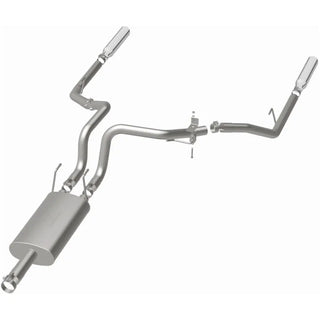 Magnaflow Street Series Stainless Perf Cat-Back Exhaust Dual Split Rear Exit (REAR): Dodge Ram 1500 2009-2013 V6 3.6L