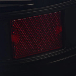 Spec D LED Tail Lights (Dark Smoke w/ White LED Bar): Dodge Ram 2009 - 2018