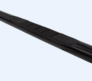 Go Rhino 4000 Series 3" Round Tube Side Steps (CAB LENGTH): Ram 1500 (19-26) - Black
