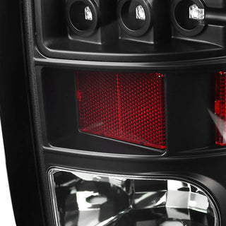Spec D LED Tail Lights (Black, Version 2): Dodge Ram 2009 - 2018