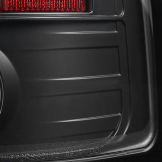 Spec D LED Tail Lights (Black, Version 2): Dodge Ram 2009 - 2018