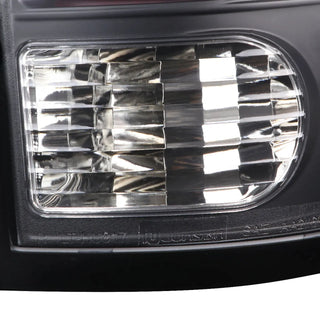 Spec D LED Tail Lights (Black w/ White LED Bar): Dodge Ram 2009 - 2018