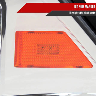 Spec D LED Sequential Headlights (Chrome): Dodge Ram 2009 - 2018