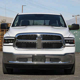 Spec D LED Projector Headlights (Black w/ Sequential Signal): Dodge Ram 2009 - 2018