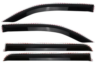 Putco Element Tinted Window Visors Set of 4: Fits Most Ram 1500 / 2500 / 3500 Models (2019-2026)